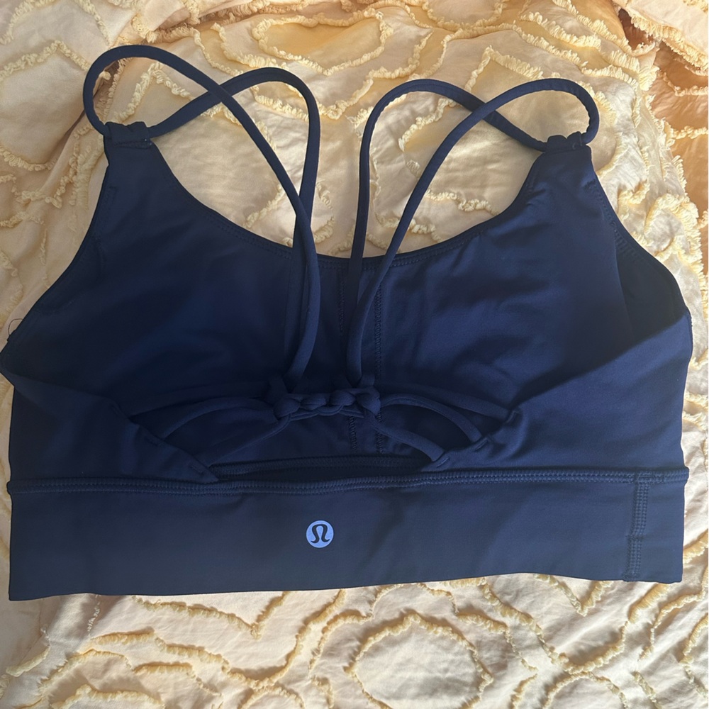 Lululemon Black Blue Sports Bra